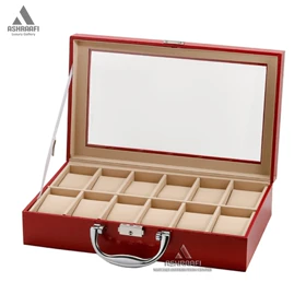 جعبه ساعت 12تایی قرمز Box Watches 12-R