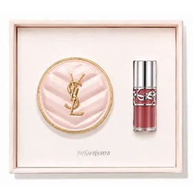 پک لوکس لیپ‌گلاس و کوشن YSL