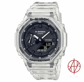 ساعت مچی کاسیو جی شاک Casio G-Shock مدل GA-2100SKE-7ADR سری Skeleton