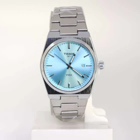 ساعت مچی مردانه تیسوت Tissot 1853 PRX تاریخ دار با ماندگاری رنگ بالا (آبی1)