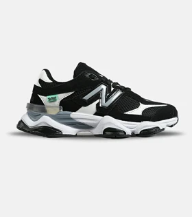کفش کتانی مردانه و زنانه مشکی سفید NEW BALANCE 9060