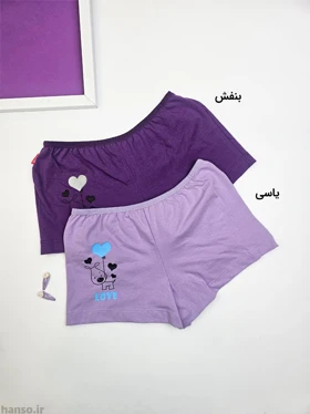 شورت زنانه پادار نخی Adak آداک سایز 2XL