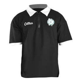 پولوشرت نیم زیپ اسپرت بوستون سلتیکس مدل CMP-3E822 مشکی