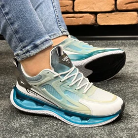 کتانی اسپرت مردانه مدل NIKE Air Griffey رنگ سفید آبی
