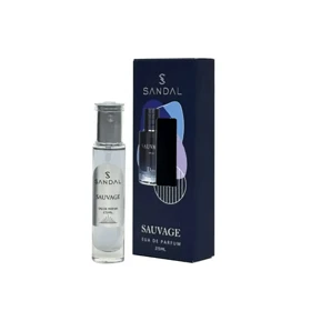 عطر جیبی مردانه صندل ساواج SANDAL حجم 25 میل