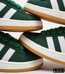 کفش کتانی مردانه سبز ADIDAS Campus