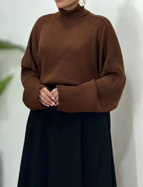 پلیور بافت یقه اسکی وانیا 5