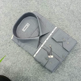 پیراهن ساده تکرنگ قواره کلاسیک استین بلند_ پارچه فلورا درجه یک