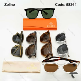 عینک آفتابی زلینو 58264 زنانه مردانه یو وی 400 پلاریزه Zelino-9824-U