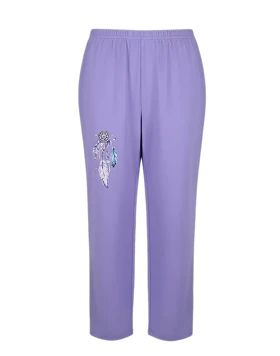 شلوار راحتی زنانه نخی مدل رویا