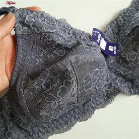 سوتین زنانه پانیذ طوسی مدل بدون فنر کد 66327