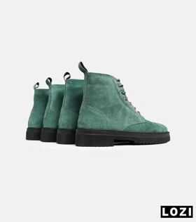 بوت مردانه سبز کله غازی BERSHKA