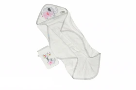 ست حوله دوتیکه رزبرن فیل صورتی FAMILY LOVE-GIRL