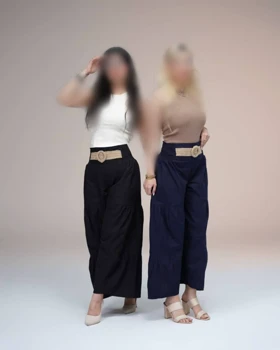 دامن شلواری کمرکنفی مدل ندا کد 50289