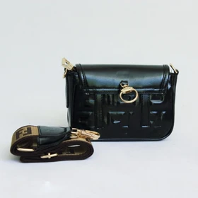 کیف دستی و دوشی زنانه مدل فندی FENDI رنگ مشکی