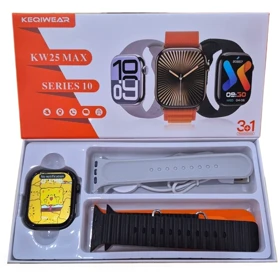 توضیحات تصویر خارج از دسترس ساعت هوشمند KEQIWEAR سری 10 مدل KW25 MAX