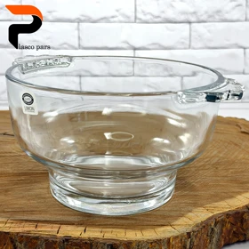 کاسه سوپ خوری شیشه ای بزرگ لیمون