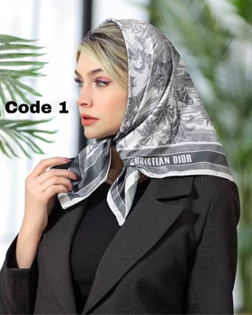 مینی اسکارف ابریشم وارداتی 4174