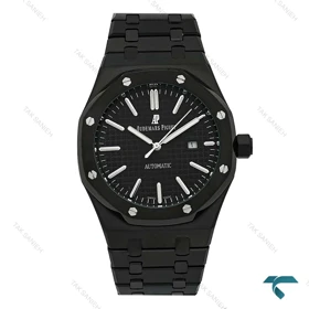 ساعت مردانه ای پی مشکی ایندکس نقره ای AP-7587-G