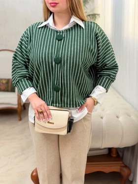 شومیز بافت پرنیا 3561