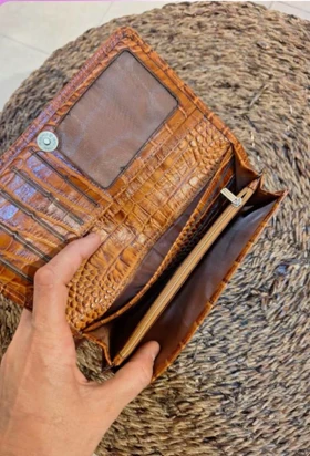 کیفپول چرم طبیعی