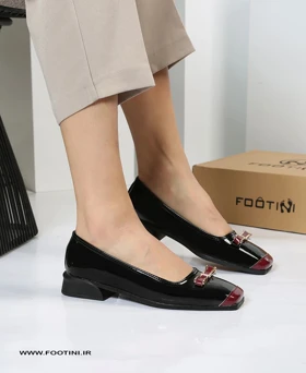 کفش عروسکی پاشنه 3 سانت پاپیونی M.R 1314