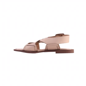 صندل زنانه تخت ضربدری کد 3561