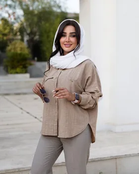 مانتو کوتاه شومیزی کد 3246
