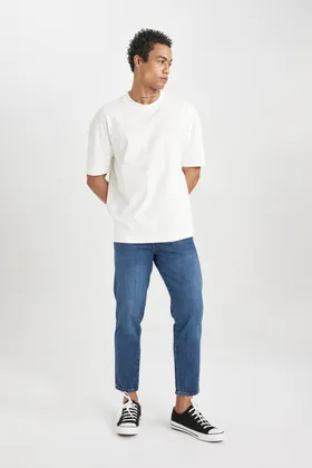 شلوار جین Slim Crop Fit B8324AX24SM