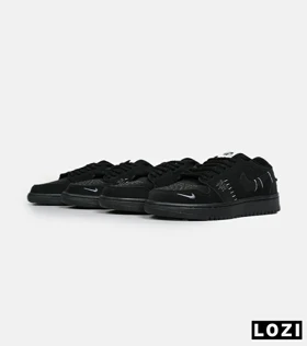 کفش کتانی مردانه و زنانه مشکی نایک NIKE jordan Vodoo