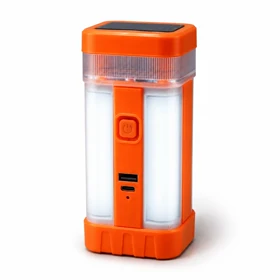 چراغ کمپینگ شارژی خورشیدی مدل GSH-1168 (نارنجی)