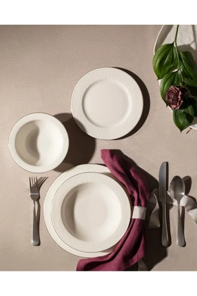 سرویس غذاخوری 6 نفره Madame Coco مدل Relief Bone China