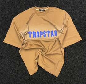 تیشرت اورسایز TRAPSTAR موکا کرمی تولید ایران - کیفیت پریمیوم