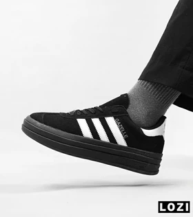 کفش کتانی مردانه مشکی ADIDAS gazelle Bold