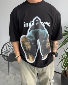 تیشرت مشکی INDIFFERENT
