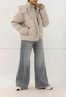 کاپشن وارداتی پافر شو پشم شیشه کد1004848