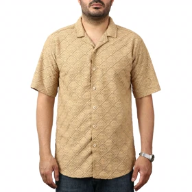 پیراهن آستین کوتاه مراکشی مردانه مدل 62118111