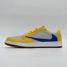 کفش نایک ایر جردن وان لو اوجی تراویس اسکات JORDAN 1 LOW OG TRAVIS SCOTT CANARY کد 229
