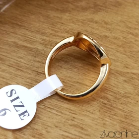 انگشتر ورساچه سبز زنانه 30362