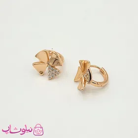 گوشواره حلقه‌ای ژوپینگ مدل فرفره