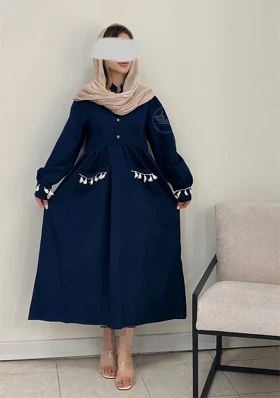 پیراهن مانتویی ساره