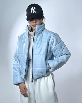 کاپشن کوتاه یقه ایستاده  کد 130074