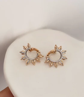 گوشواره کلیپسی خورشیدی ژوپینگ 655
