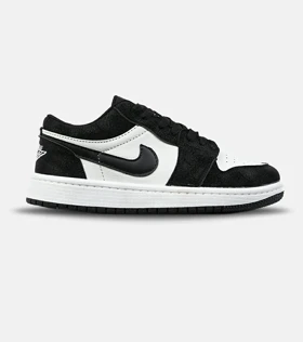 کفش کتانی مردانه و زنانه مشکی سفید 1 NIKE AIR JORDAN مدل 8462