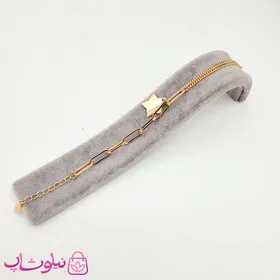 دستبند زنانه ژوپینگ با زنجیر ترکیبی و آویز ستاره