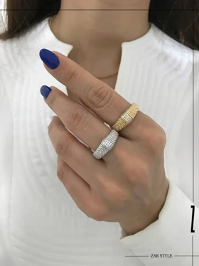 انگشتر دوید یورمن نگین‌دار