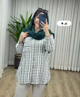 مانتو شومیزی کنفی کد 2141