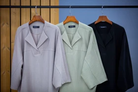 مانتو شلوار لونا یقه برگردون