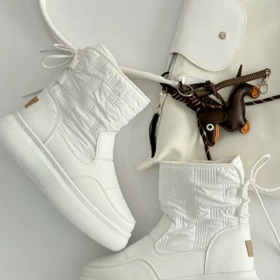 نیم بوت پشت بند کاپشنی 4245