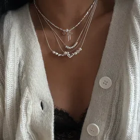 گردن‌بند نقره